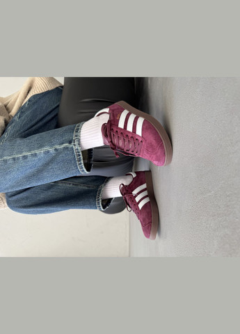 Кросівки жіночі Adidas Gazelle bordo | Адідас Газель бордові No Brand бордові демісезони (316091089)