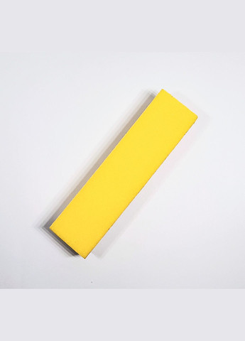 Інструмент Брусок для шліфування та полірування виробів з смоли або глини Жовтий 9.5см x 2.5см х 2.5см Finding (330777239)
