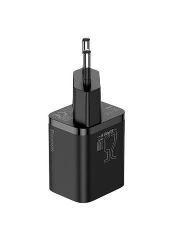 Зарядний пристрій (CCSP020101) Baseus Super Si Quick Charger 1C 25W Black (370019200)