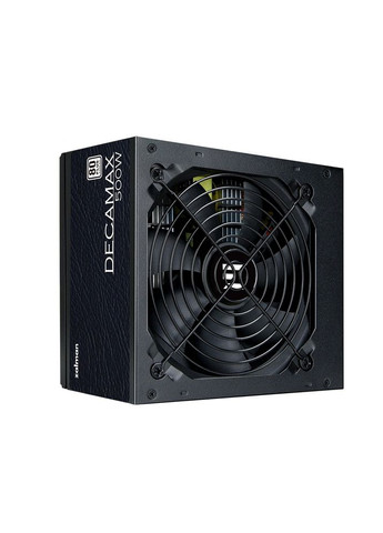 Блок питания Decamax (500W) 85%, 80 Plus, 120мм, 1xMB 24pin(20+4), 1xCPU 8pin(4+4), 3xMolex, 4xSATA, 2xPCIe 8pin(6+2) Zalman (314777460)