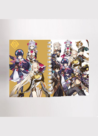 Блокнот Скетчбук Геншин удар Genshin Impact (sk0099) No Brand (326997031)