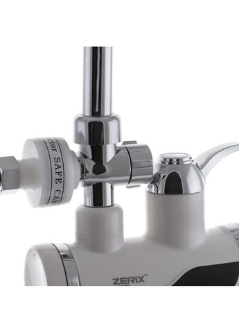 Проточный водонагреватель (с инд. темп. И УЗО) (ZX2750) Zerix ELW08-EP (366323186)
