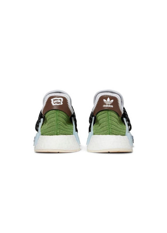 Зеленые всесезонные мужские кроссовки by pharrell williams hu nmd adidas