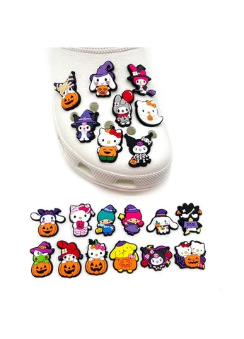 Санрио Куроми Sanrio Kuromi Hello Kitty Джибитсы 3D 20 шт аксессуары Shantou (332996991)