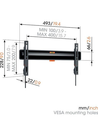 Кронштейн TVM 3405 SP OLED Black (3834050SP) Vogels (306580957)