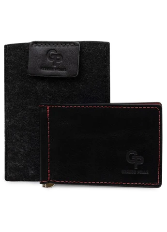 Кожаный Стильный Зажим Для Денег Унисекс Seli Grande Pelle (392700914)