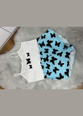 Голубая всесезон женская пижама Saimeiqi