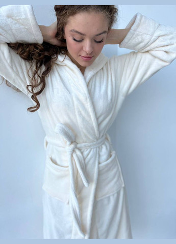 Ніжний теплий халат з капюшоном Vakko (322181663)