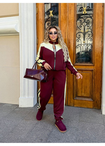 Женский спортивный костюм с джогерами на молнии – Размерная сетка в описании DK/DL Мода без кордонів (360750047)