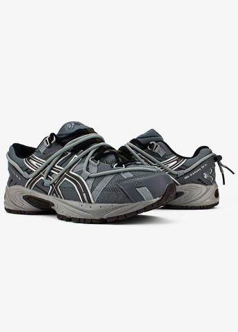 Сірі всесезон кросівки чоловічі asics gel-kahana tr v2 gray | асікс гель-кахана tr8 v2 сірі No Brand