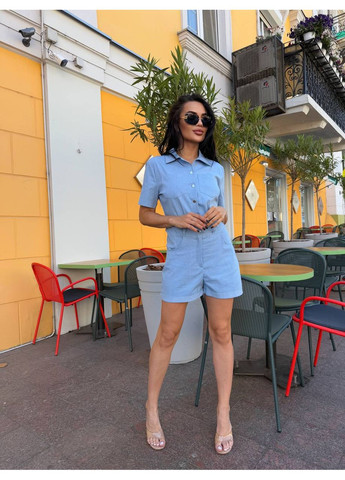 Роскошный комбинезон🌹 Luna голубой