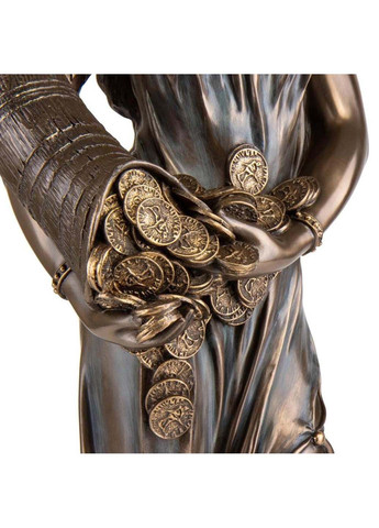 Італійська статуетка Фортуна підлогова з бронзовим напиленням Veronese (278082431)
