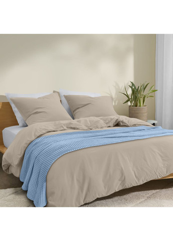 Плед-покривало вафельне 240х260 см Cloud Greek Waffle Небесний Cosas (369668502)