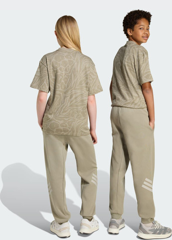 Зеленые спортивные демисезонные брюки adidas