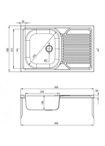 Мойка Tango (ZM5_0110) Deante (322909939)