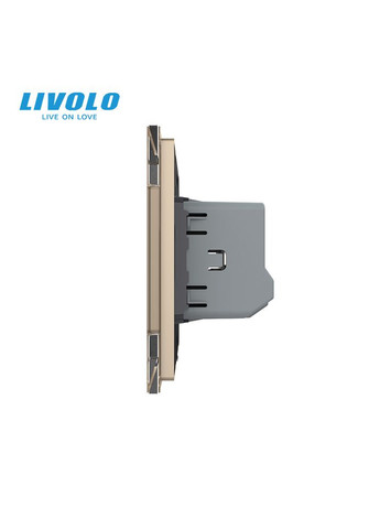 Розумний сенсорний димер слайдер EC золото (VL-C7FC1DZ2-2AP) Livolo (371777145)
