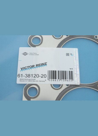 Прокладка, головка цилиндра REINZ 61-38120-20 Victor Reinz (345784842)