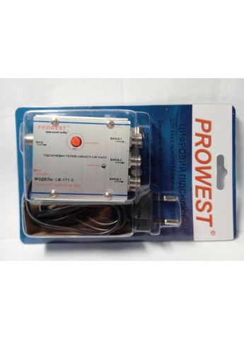 Підсилювач до кабельного 20Дб 3 виходи (LB-171-3) No Brand (370393173)