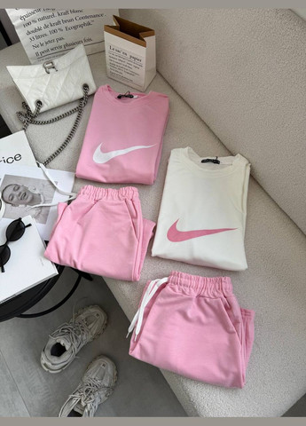 Костюм двунитка шорти та футболка з якісним накатом Nike No Brand (335817634)