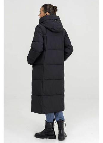 Черная зимняя пуховик-одеяло зимний двухсторонний куртка-одеяло Lora Duvetti