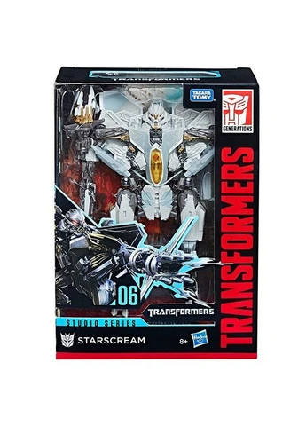 Трансформер Вояджер Старскрим Transformers Voyager Starscream Экшнфигурка трансформерсамолет 18см Seli Hasbro (394981743)