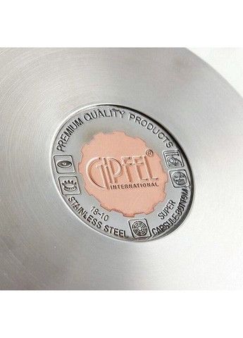 Кастрюля с крышкой Signo GP-1364 26 см 10.6 л серебристая Gipfel (335972598)