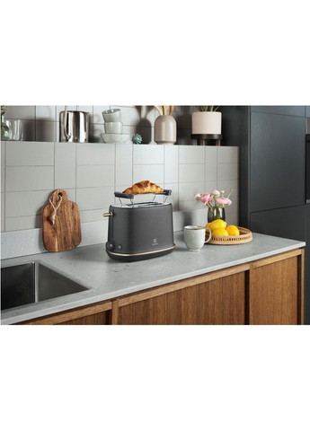 Тостер E7T1-6BP 980Вт, метал, Electrolux (368634131)