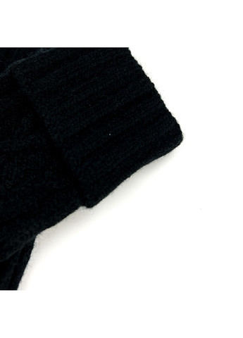 Перчатки Smart Touch женские вязаные шерсть с акрилом черные ДЖУЛИ LuckyLOOK 986-528 (290278514)