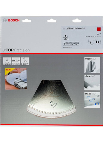 Пиляльний диск Best for Wood PRO (305x30x2.3 мм, 96 зубів) по дереву (23447) Bosch (267819081)