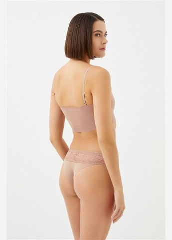 Безшовні трусики бразиліана Cottonhill CH6115 brown (322827825)