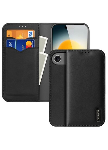 Чохол-книжка Hivo для Apple iPhone 17 Air (6.5") Black Dux Ducis (366833024)
