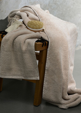 Рушник "Бриз" 90х150 см MVM однотонний бежевий