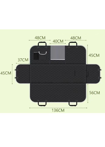 Чохол на сидіння авто для перевезення тварин (АОЖз-697-2) No Brand (342117975)