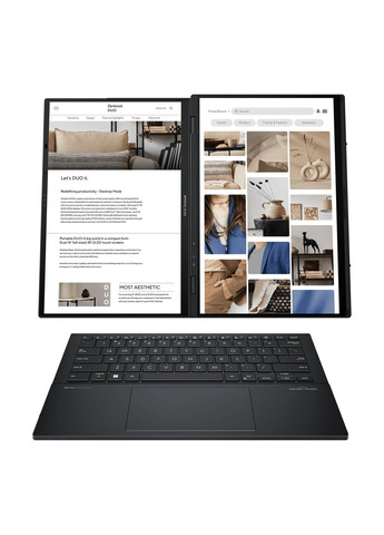 Ноутбук 90NB14X1-M001R0 Zenbook Duo UX8406CA-QL048W 14" FHD OLED, Intel Ultra 9 285H, 32GB, F2TB, UMA, Win11, Asus (361965013)