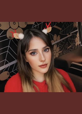 Комплект заколок "Оленьи рожки" 2 шт China (364503150)