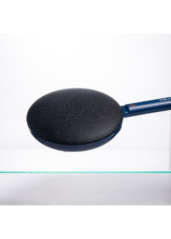 Сковорода млинець електричний 20 см з антипригарним покриттям 600 Вт для приготування млинців та оладок Синій Sokany (370432509)