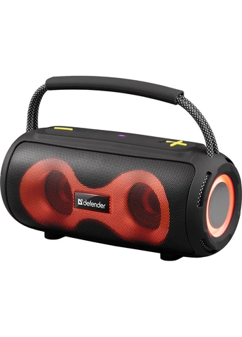 Акустична система 1.0 S450, 10Вт RGB/BT/FM/USB/TF/AUX/TWS чорна Defender (403219287)