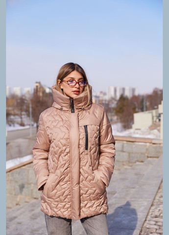 Кавова демісезонна куртка MN