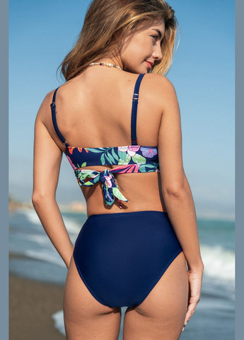 Темно-синий летний купальник CUPSHE