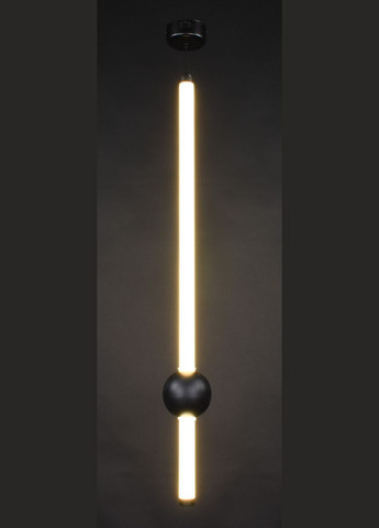 Люстра светодиодная подвесная LED светильник для квартиры на потолок лэд 28196 Черный 95-210х10х10 см. Sunnysky (364753903)