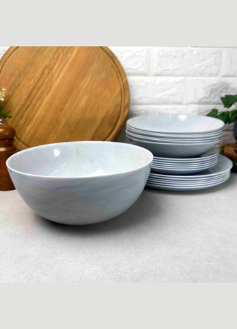 Гранітний столовий набір Diwali Marble Granit 19 предметів (q0217) Luminarc (303137989)