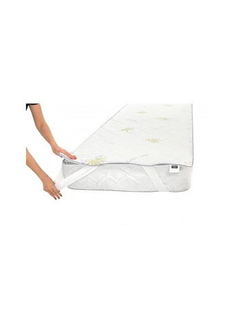 Наматрацник №1045 Alberto Тенсель (Modal) Aloe Vera 80х200 см (2200001507722) Mirson (314956891)