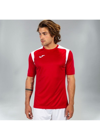 Червона демісезонна футболка champion v червоний Joma