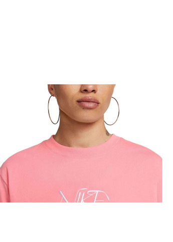 Рожева демісезон футболка w nsw tee oc 2 bf з коротким рукавом Nike