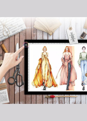 Світловий планшет для копіювання формат А3 з вимірювальною шкалою потужність 9 W Magical Science (322635137)