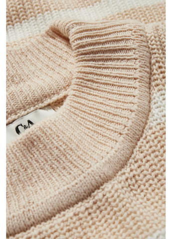 Бежевий демісезонний в'язаний светр C&A