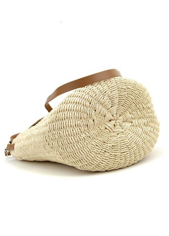 Сумка містка жіноча плетений літній шоппер бежевий Italy RoyalBag F-IT-2101B (331532800)