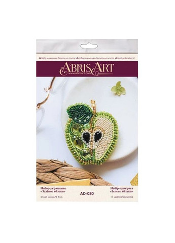 Набор для вышивки бисером "Зеленое яблоко" 030 AD (304999608)