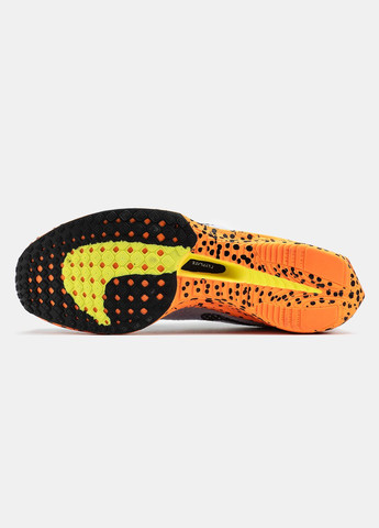 Фиолетовые демисезонные мужские и женские кроссовки nike air zoomx vaporfly 3 purple orange leopard | найк аир зум вапорфлай 3 фиолетовый оранжевый No Brand