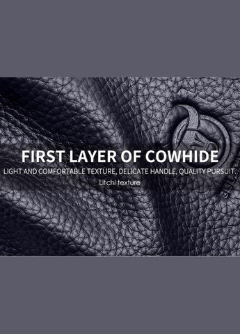 Сумка через плече шкіряна чоловіча DJB015, сумка месенджер з натуральної шкіри, барсетка, чорна BULLCAPTAIN DJB-015 (305571653)